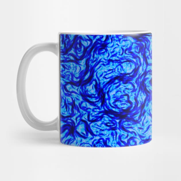 Groovy Blue Wave Design by BBQWings